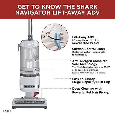 Shark® Navigator Lift-Away Refresh Vacuum (LA300)