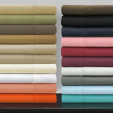 SUPERIOR Brushed Microfiber Solid Deep Pocket Sheet Set