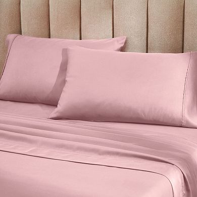 SUPERIOR 4-Piece Cotton Blend 1200 Thread Count Deep Pocket Bed Sheet Set