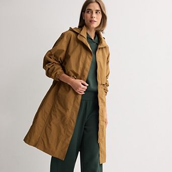 Women's FLX Hooded Sporty Trench Coat