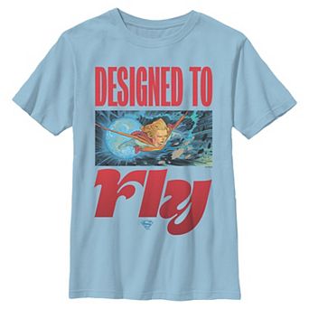 Boys 6-20 DC Comics Supergirl Designed To Fly Graphic Tee