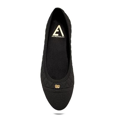 Aerosoles Essentials Berries Women's Quilted Slip-On Ballet Flats