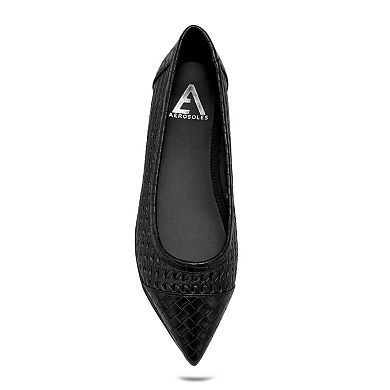 Aerosoles Dala Women's Woven Pointed Toe Ballet Flats