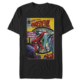 Men's Marvel Daredevil Comic Cover Graphic Tee