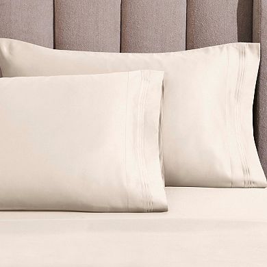 SUPERIOR Egyptian Cotton 1500 Thread Count Pillowcase Set of 2