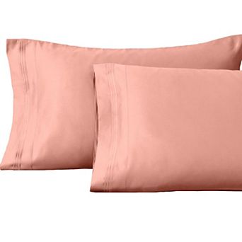 SUPERIOR Egyptian Cotton 1500 Thread Count Pillowcase Set of 2