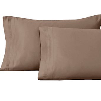 SUPERIOR Egyptian Cotton 1500 Thread Count Pillowcase Set of 2