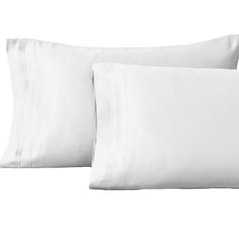 SUPERIOR Egyptian Cotton 1500 Thread Count Pillowcase Set of 2