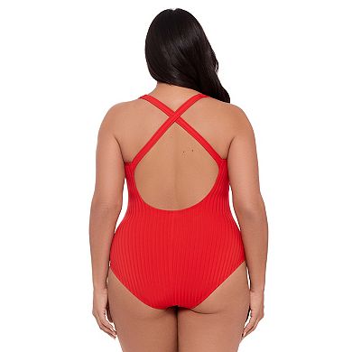 Women's S3 Swim Scoop Neck One Piece Swimsuit