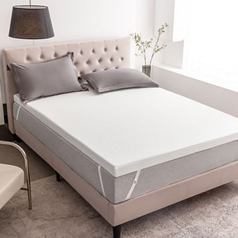 Opoiar 3-Inch Cooling Gel Memory Foam Mattress Topper with Removable Cover