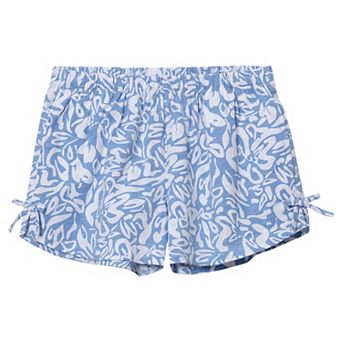 Girls 2-16 Lands' End Knit Side Bow Shorts