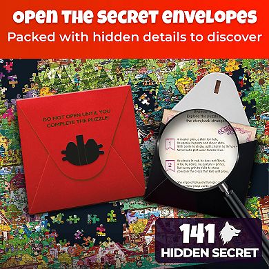 QUOKKA 1000 Piece Puzzle for Adults Fantasy Jigsaw Puzzle with Secret Tasks