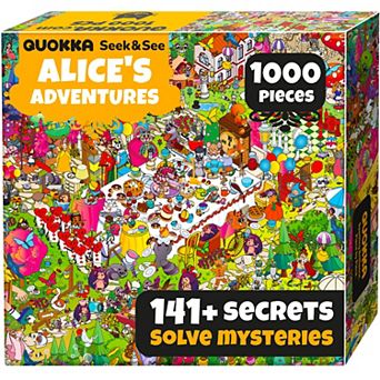 QUOKKA 1000 pc Puzzle for Adults Fantasy Jigsaw Puzzle with Secret Tasks