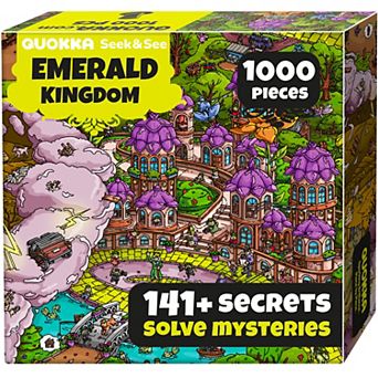 QUOKKA 1000 pc Puzzle for Adults Fantasy Jigsaw Puzzle with Secret Tasks