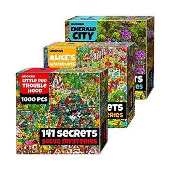 QUOKKA 1000 pc Puzzle for Adults Fantasy Jigsaw Puzzle with Secret Tasks