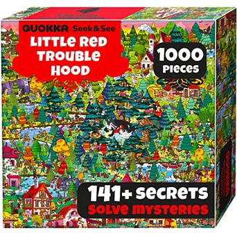 QUOKKA 1000 pc Puzzle for Adults Fantasy Jigsaw Puzzle with Secret Tasks