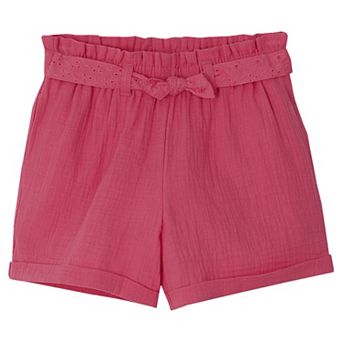 Lands' End Girls 2-16 Woven Belted Pull-On Shorts