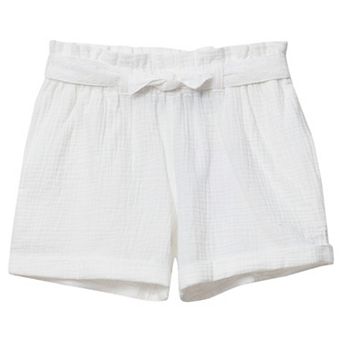 Lands' End Girls 2-16 Woven Belted Pull-On Shorts