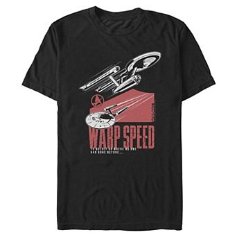 Men's U.S.S. Enterprise Warp Speed Graphic Tee