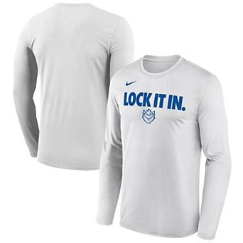 Men's Nike White Saint Louis Billikens 2026 On-Court Bench Long Sleeve T-Shirt