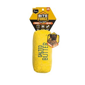 Bite Force Durable Salted Butter Plush Dog Toy