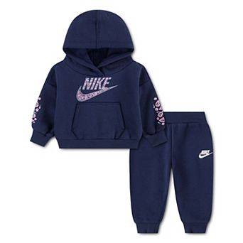 Baby Girl Nike Retro Remix Hoodie & Joggers 2 pc Set