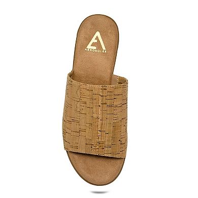 Aerosoles Nora Women's Wedge Slide Sandals