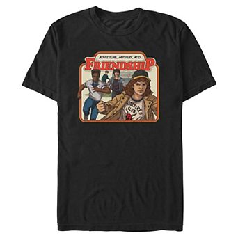 Men's Stranger Things Adventure & Friendship Graphic Tee