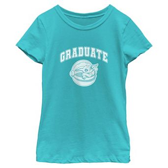 Girls' Baby Yoda Graduate Short Sleeve Graphic Tee