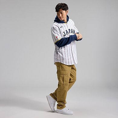 Men's Nike White Japan Baseball 2026 World Baseball Classic Home Stadium Jersey