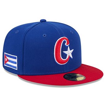 Men's New Era Blue/Red Cuba Baseball 2026 World Baseball Classic 59FIFTY Fitted Hat