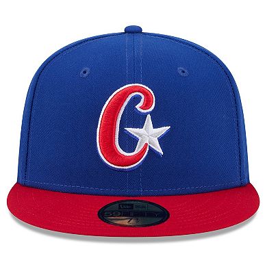 Men's New Era Blue/Red Cuba Baseball 2026 World Baseball Classic 59FIFTY Fitted Hat