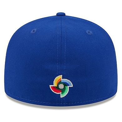 Men's New Era Blue/Red Cuba Baseball 2026 World Baseball Classic 59FIFTY Fitted Hat