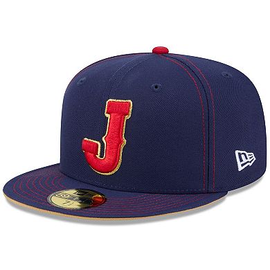 Men's New Era Navy Japan Baseball 2026 World Baseball Classic 59FIFTY Fitted Hat