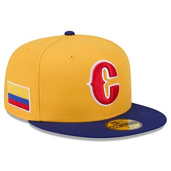 Men's New Era Yellow/Blue Colombia Baseball 2026 World Baseball Classic 59FIFTY Fitted Hat