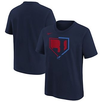 Youth Nike Navy Japan Baseball 2026 World Baseball Classic Shield T-Shirt