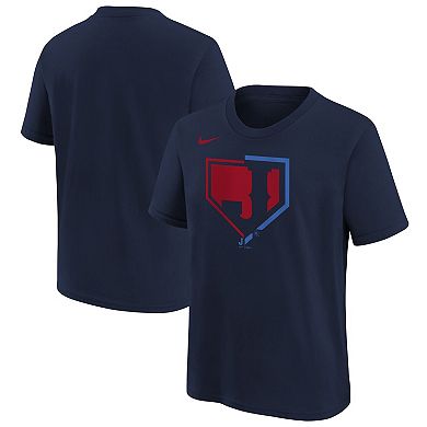 Youth Nike Navy Japan Baseball 2026 World Baseball Classic Shield T-Shirt