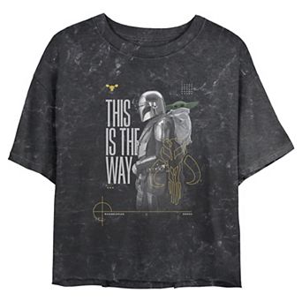 Juniors' This Is The Way Graphic Crop Tee