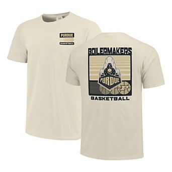 Men's Cream Purdue Boilermakers Basketball Staredown Comfort Colors