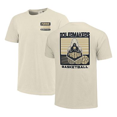 Men's Cream Purdue Boilermakers Basketball Staredown Comfort Colors