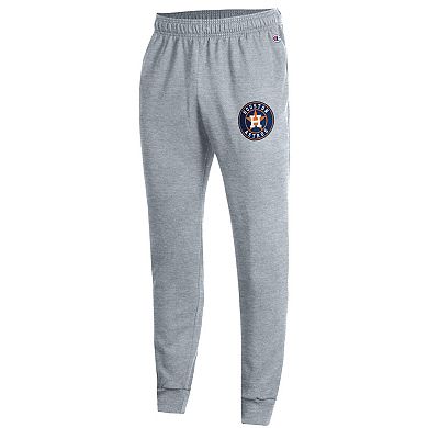 Men's Champion Heather Gray Houston Astros Powerblend Joggers