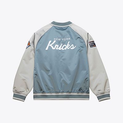 Men's Mitchell & Ness Blue/Silver New York Knicks Thunderstorm