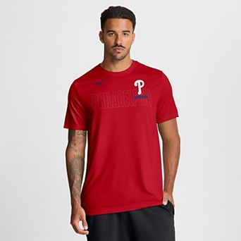 Men's Nike Red Philadelphia Phillies Knockout Team Legend Dri-FIT T-Shirt