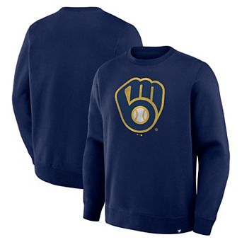 Men's Fanatics Navy Milwaukee Brewers Legacy Sweatshirt