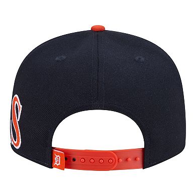 Men's New Era Navy/Orange Detroit Tigers Stretched Two-Tone 9FIFTY Adjustable Hat