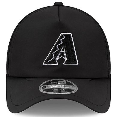 Men's New Era Black Arizona Diamondbacks 2026 Batting Practice Apex 9FORTY Adjustable Trucker Hat