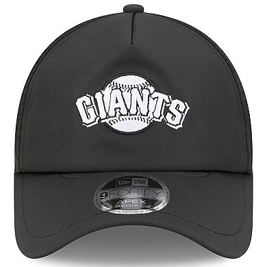 Men's New Era Black San Francisco Giants 2026 Batting Practice Alternate Apex 9FORTY Adjustable Hat
