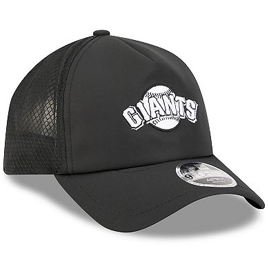 Men's New Era Black San Francisco Giants 2026 Batting Practice Alternate Apex 9FORTY Adjustable Hat
