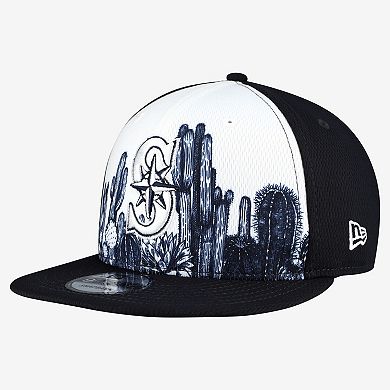 Men's New Era Navy Seattle Mariners 2026 Spring Training Fan Pack Grow 9FIFTY Snapback Hat