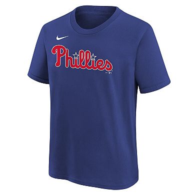 Youth Nike Bryce Harper Royal Philadelphia Phillies Name & Number T-Shirt